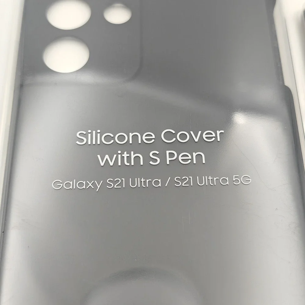 Original Samsung Galaxy S21 Ultra Silicone Cover with S Pen Spen Case EF-ZG99P
